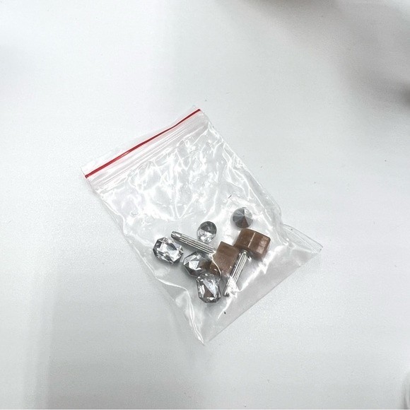 Jewel Badgley Mischka Womens Celine Sky Blue Jeweled Dress Sandals Heels Shoes 6 - Picture 14 of 15